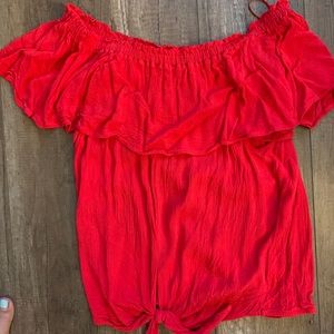 Off the shoulder top